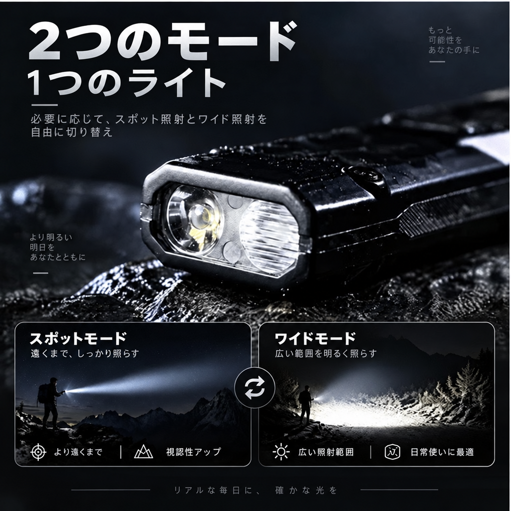 EDC27-FLASHLIGHT 1000mAh/1200Lumen